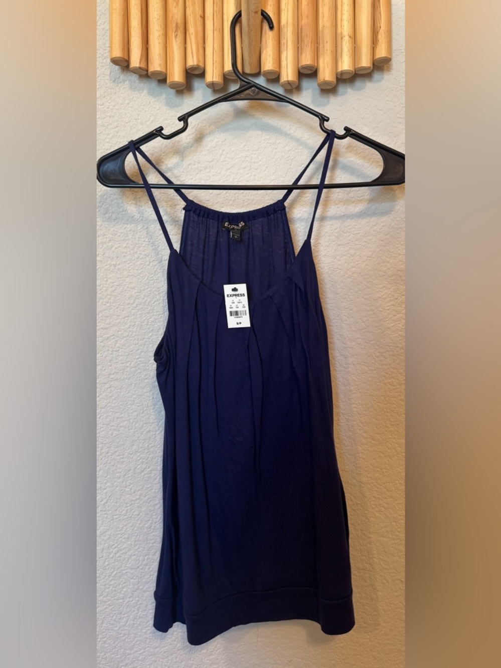 Express Navy Spaghetti-Strap Cami